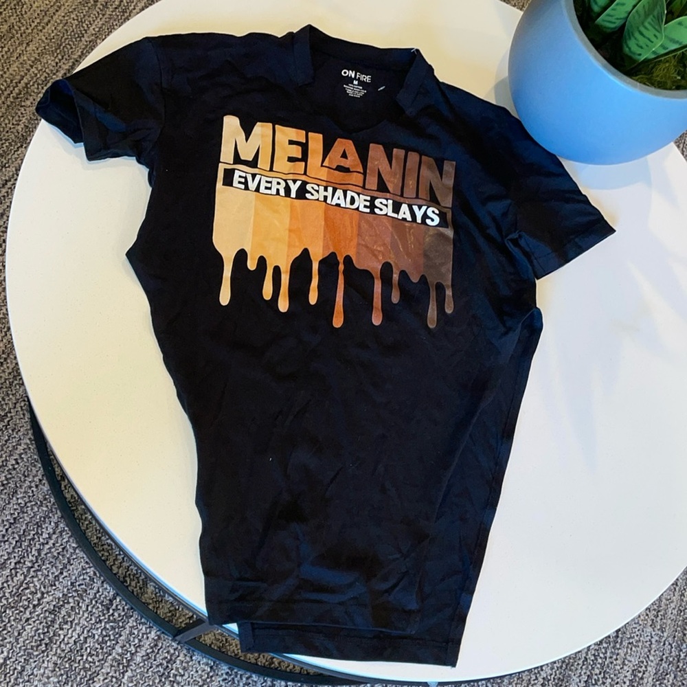Black and brown shirt ♥️melanin every shade slays